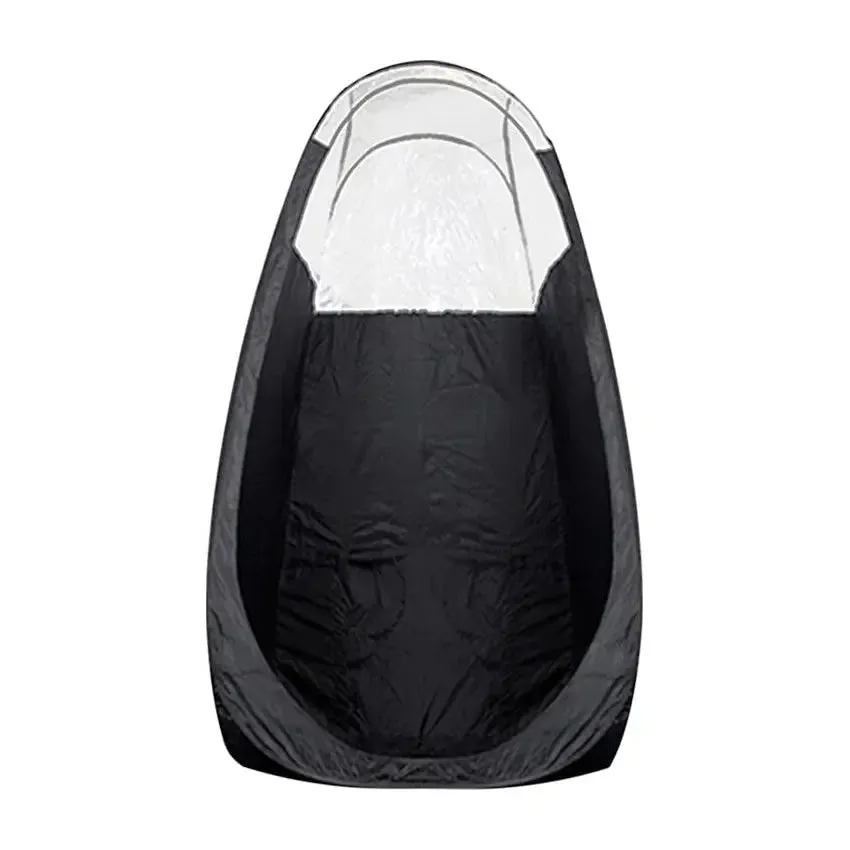 Portable Pop Up Sunless Tent Black