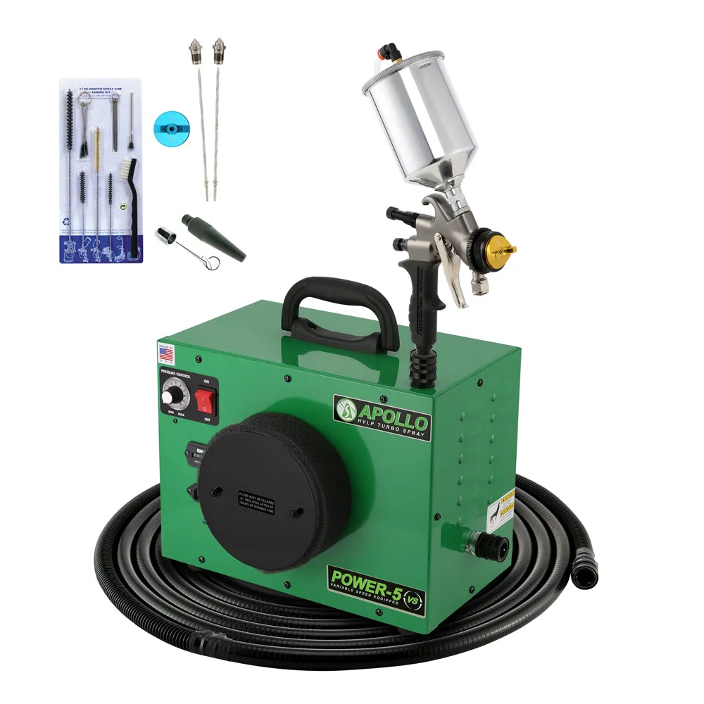 Power-5 VS™ |  Apollo HVLP Turbo Spray TrueHVLP™with A7700 Spray Gun