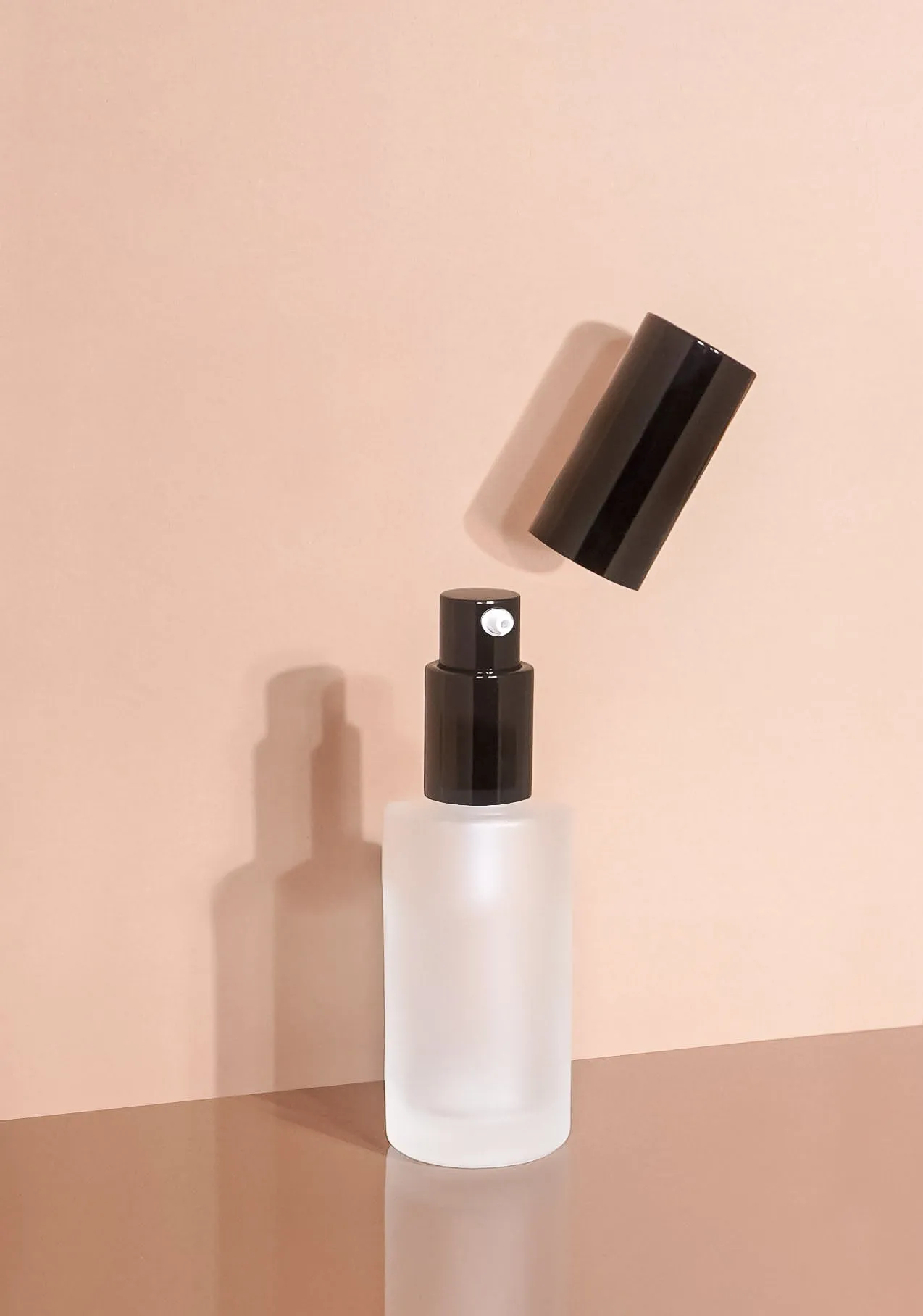 Princi Glass Bottle | Frost | Pump Cap