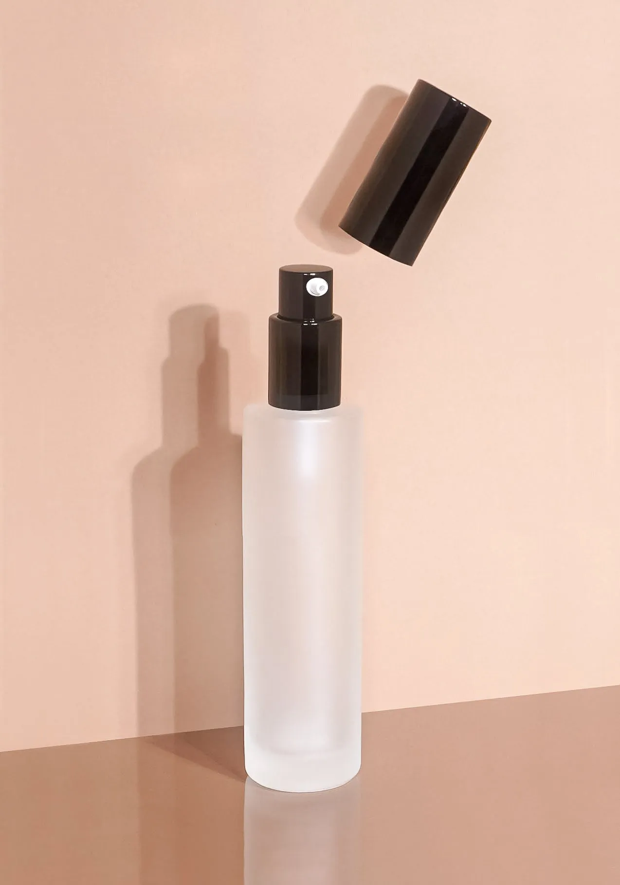 Princi Glass Bottle | Frost | Pump Cap