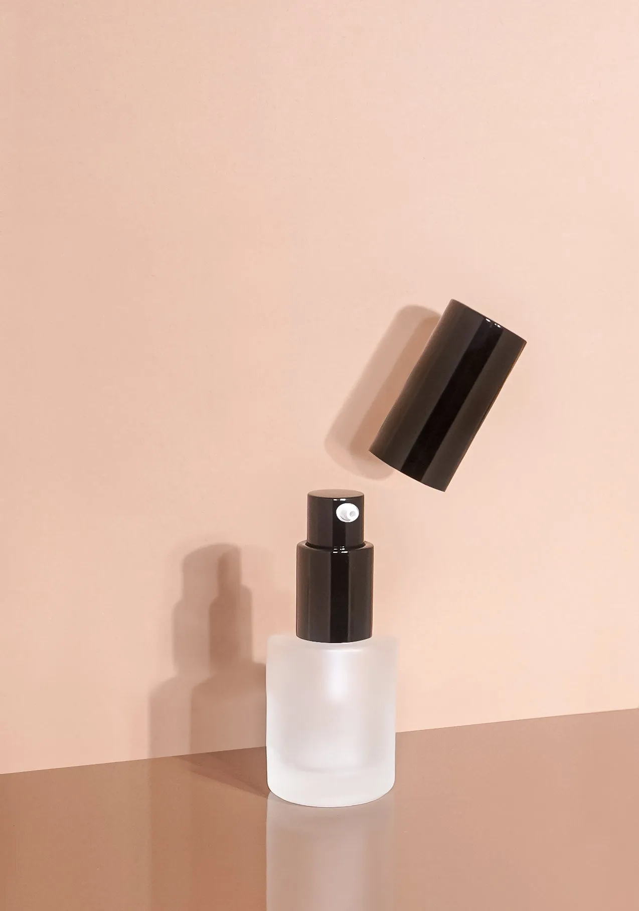 Princi Glass Bottle | Frost | Pump Cap