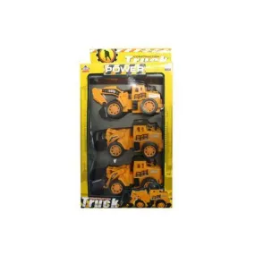 Pull Back Construction Trucks ( Case of 6 )