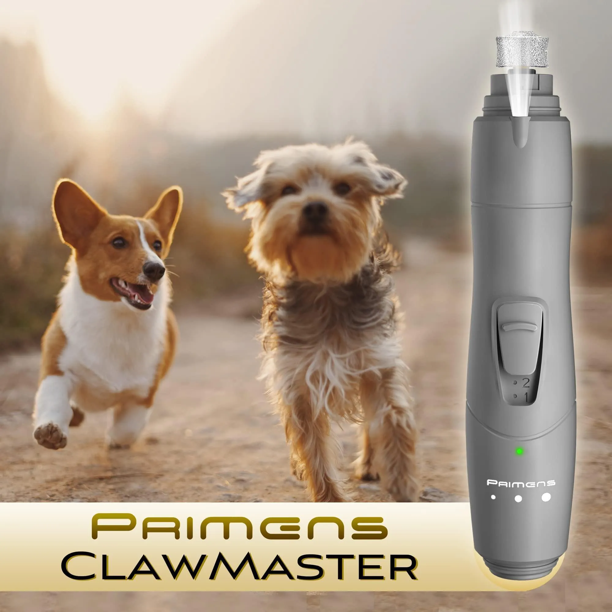 Rechargeable Nail Trimmer with LED Light for Dogs