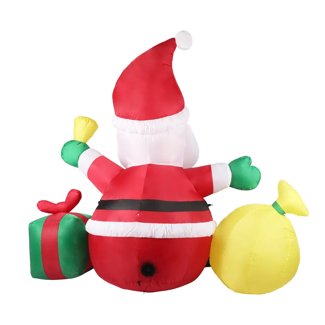 Santa Gift Christmas Inflatable Outdoor Xmas Decorations - 1.8M