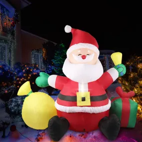 Santa Gift Christmas Inflatable Outdoor Xmas Decorations - 1.8M