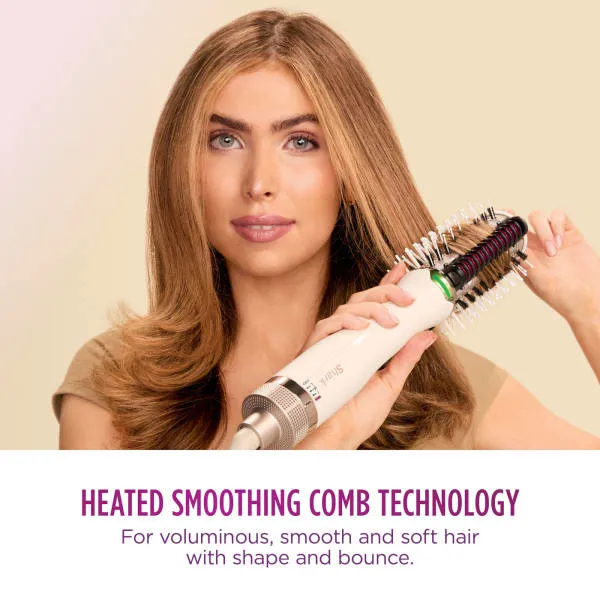 Shark SmoothStyle Hot Brush & Smoothing Comb - Silk | HT202UK