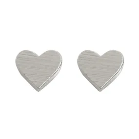 Solid Love Heart Earring