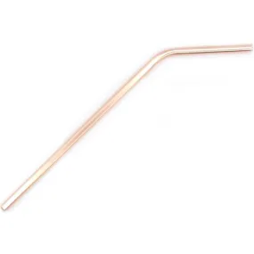 Stainless Steel Straw Rose Gold 6mm - Bent (BULK 50 pack)