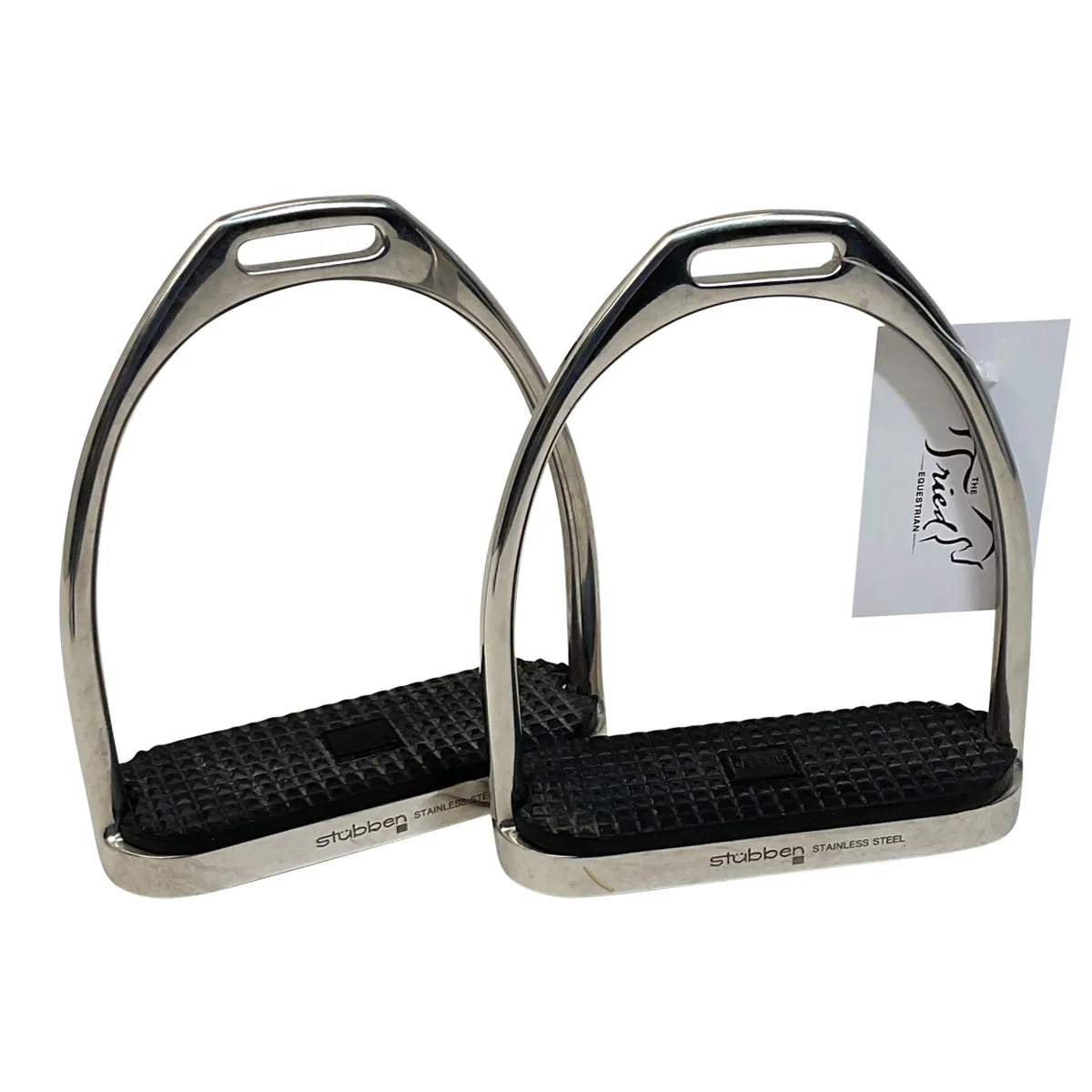 Stubben Fillis Stirrups Irons in Stainless Steel - 4.5"