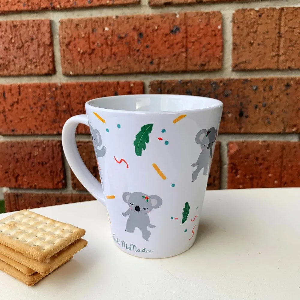 Suki McMaster: Coffee Mug Dancing Koala