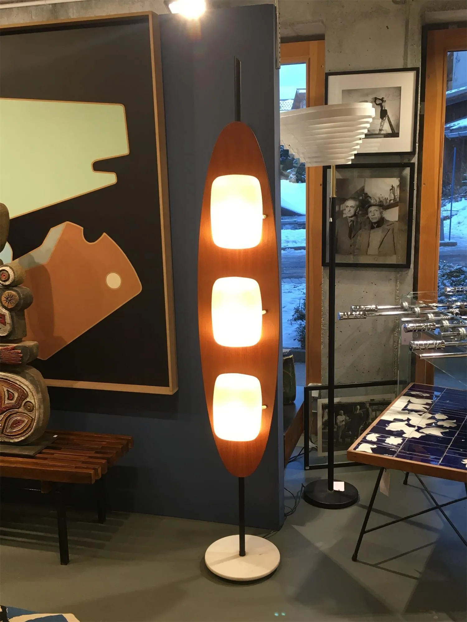 Surfboard Floor Lamp