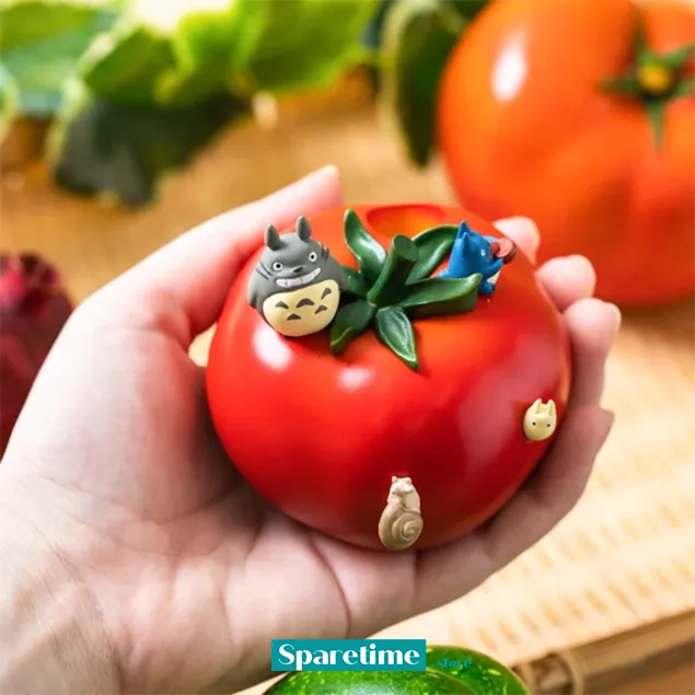 Totoro and Vegetable single vase - Tomato "My Neighbor Totoro", Benelic