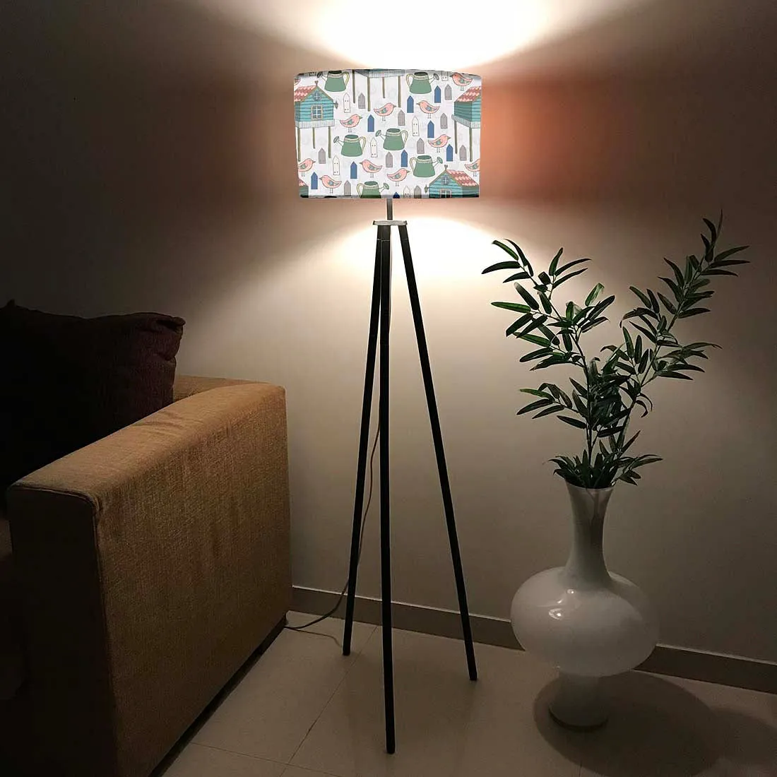 Tripod Floor Lamp for Children Room Night Light - Home Sweet Home