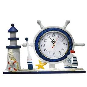 VILLAGEMART Light House Table Clock