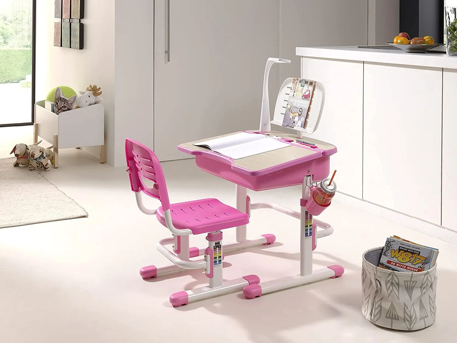 Vipack Comfortline Desk 301 - Pink