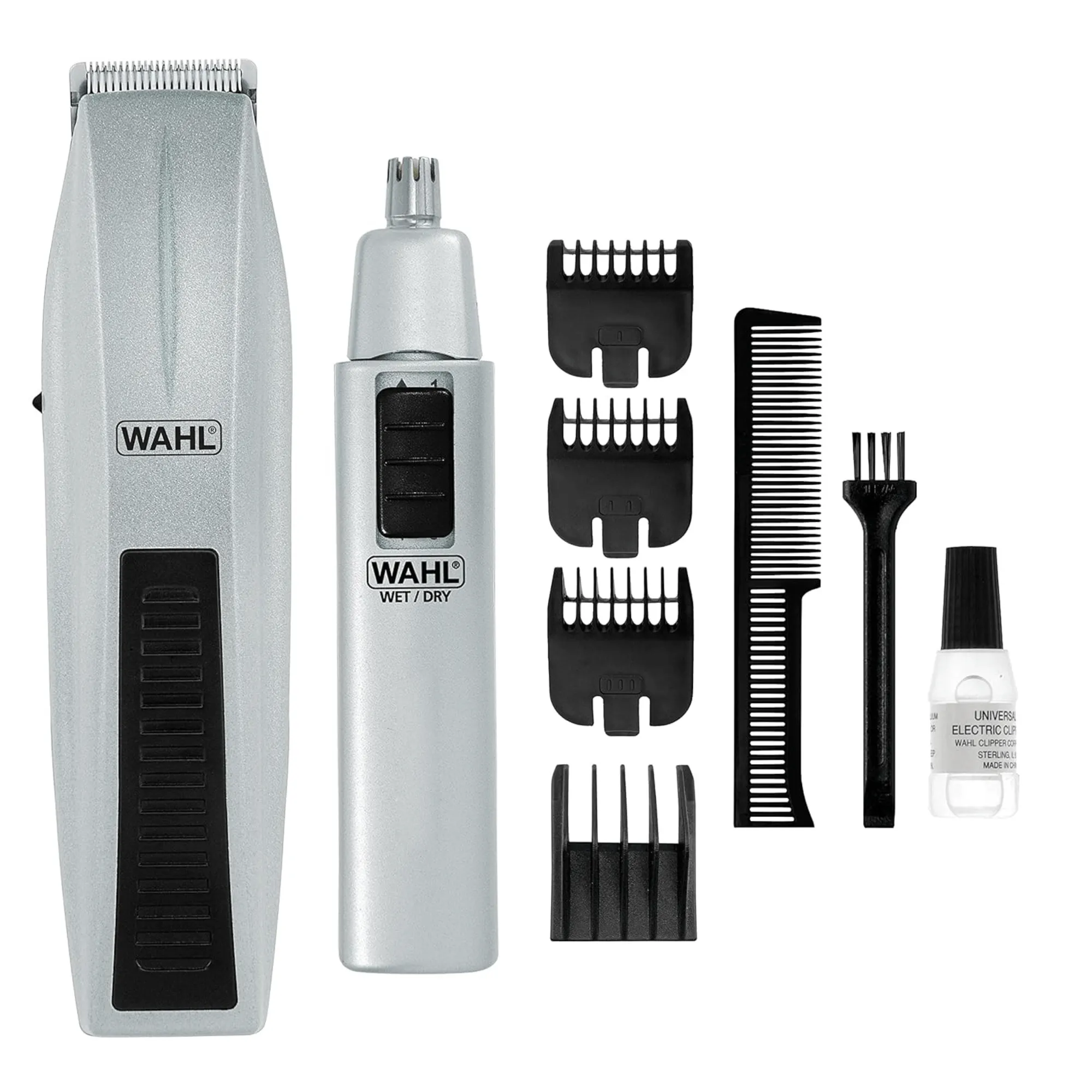 Wahl Battery Operated Beard and Nose-Hair Trimmer Mens Grooming