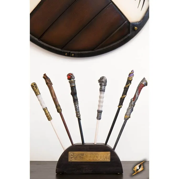 Wand Stand - Wood - Dark Brown