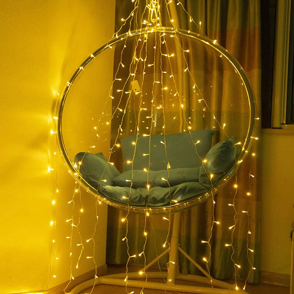 Window Curtain String Light - 3mx2m