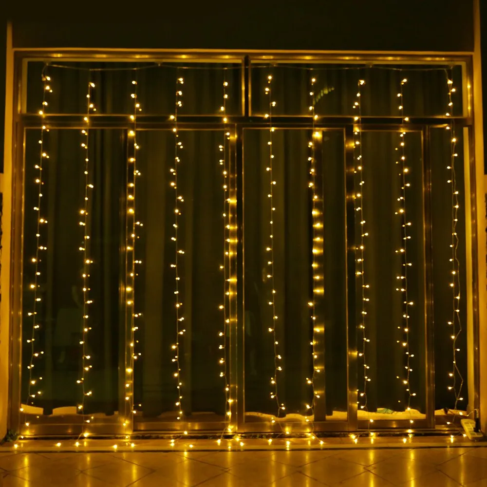 Window Curtain String Light - 3mx2m