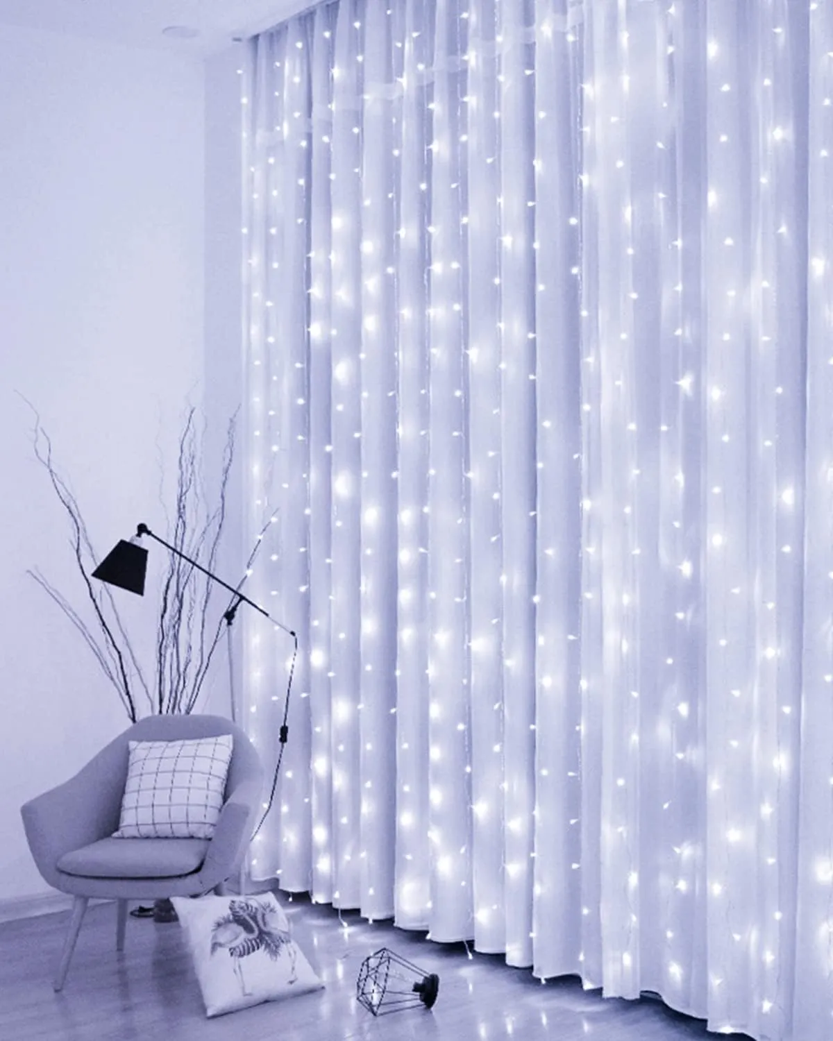 Window Curtain String Light - 3mx2m