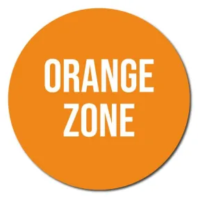 Zone Colours, Indoor Circle Floor Signage, 60cm Diameter